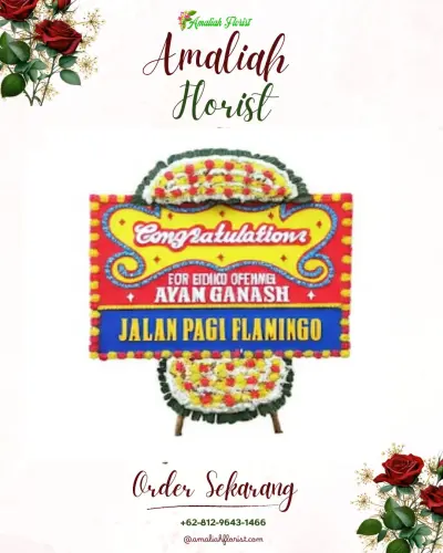 Bunga Papan Congratulation di Slatri